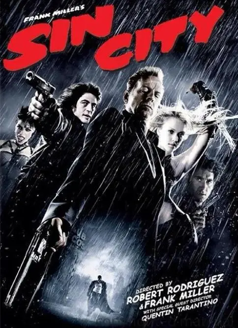 《罪恶之城》影评：黑白影像下的暴力美学，一场视觉与感官的极致盛宴！